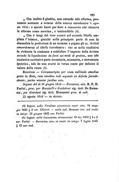 Giornale del Foro in cui si raccolgono le più importanti regiudicate dei supremi tribunali di Roma e dello Stato pontificio in materia civile