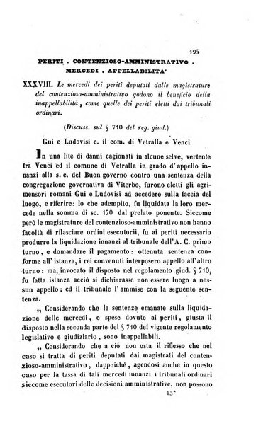 Giornale del Foro in cui si raccolgono le più importanti regiudicate dei supremi tribunali di Roma e dello Stato pontificio in materia civile