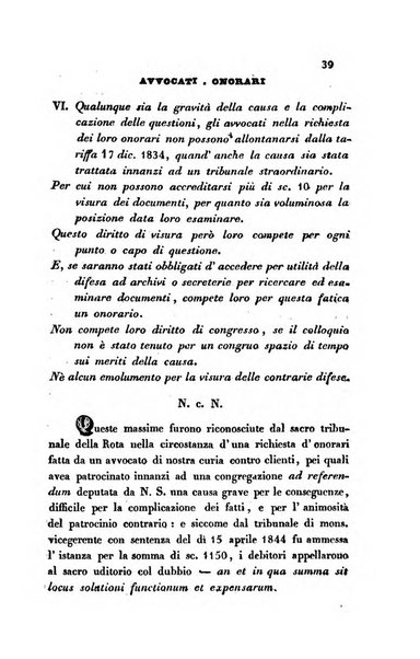 Giornale del Foro in cui si raccolgono le più importanti regiudicate dei supremi tribunali di Roma e dello Stato pontificio in materia civile