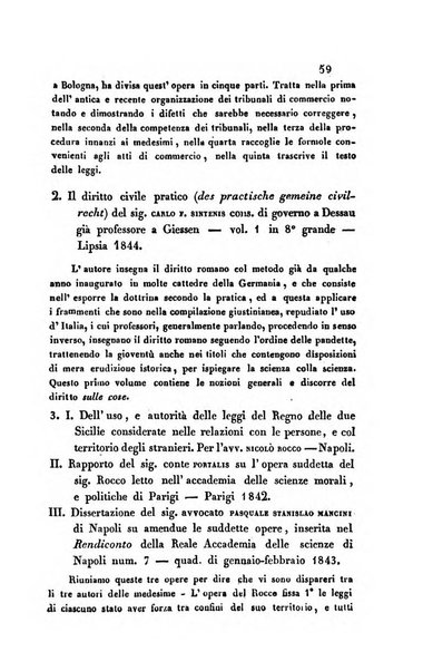 Giornale del Foro in cui si raccolgono le più importanti regiudicate dei supremi tribunali di Roma e dello Stato pontificio in materia civile