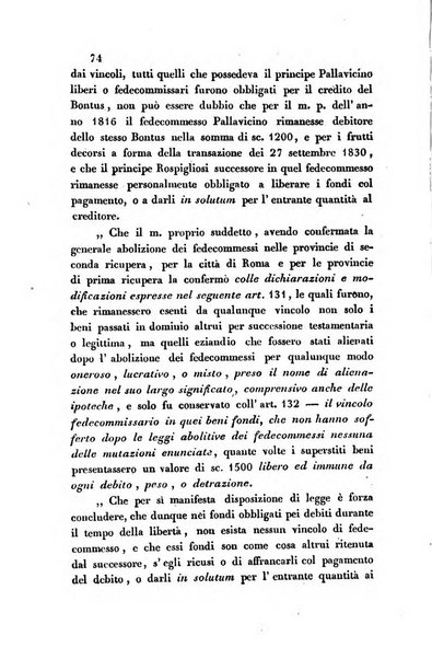 Giornale del Foro in cui si raccolgono le più importanti regiudicate dei supremi tribunali di Roma e dello Stato pontificio in materia civile