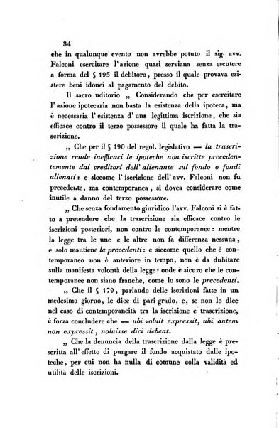 Giornale del Foro in cui si raccolgono le più importanti regiudicate dei supremi tribunali di Roma e dello Stato pontificio in materia civile