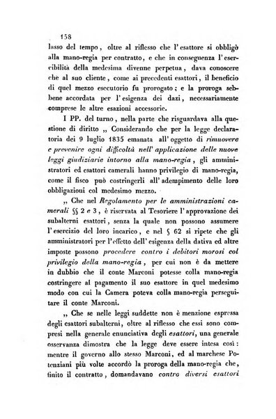 Giornale del Foro in cui si raccolgono le più importanti regiudicate dei supremi tribunali di Roma e dello Stato pontificio in materia civile