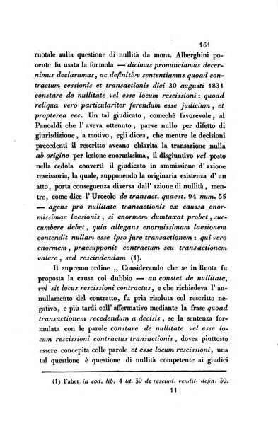 Giornale del Foro in cui si raccolgono le più importanti regiudicate dei supremi tribunali di Roma e dello Stato pontificio in materia civile