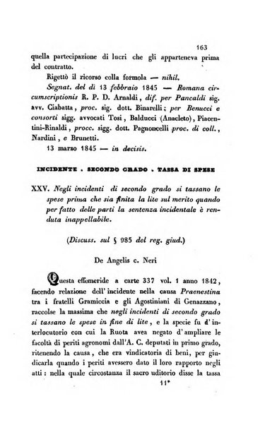 Giornale del Foro in cui si raccolgono le più importanti regiudicate dei supremi tribunali di Roma e dello Stato pontificio in materia civile