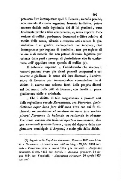 Giornale del Foro in cui si raccolgono le più importanti regiudicate dei supremi tribunali di Roma e dello Stato pontificio in materia civile