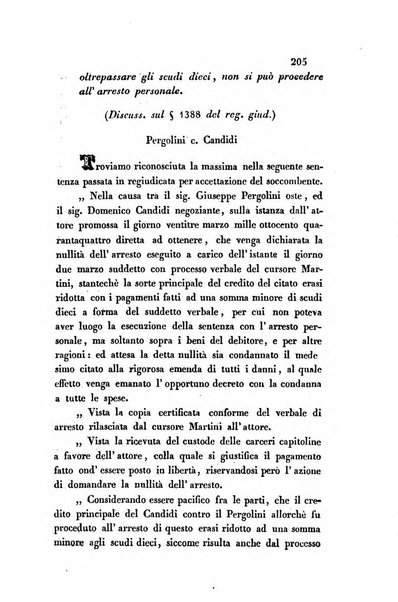 Giornale del Foro in cui si raccolgono le più importanti regiudicate dei supremi tribunali di Roma e dello Stato pontificio in materia civile