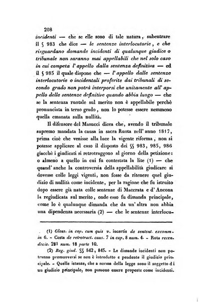 Giornale del Foro in cui si raccolgono le più importanti regiudicate dei supremi tribunali di Roma e dello Stato pontificio in materia civile