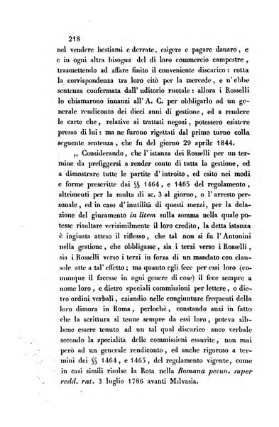 Giornale del Foro in cui si raccolgono le più importanti regiudicate dei supremi tribunali di Roma e dello Stato pontificio in materia civile