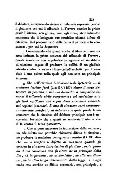 Giornale del Foro in cui si raccolgono le più importanti regiudicate dei supremi tribunali di Roma e dello Stato pontificio in materia civile