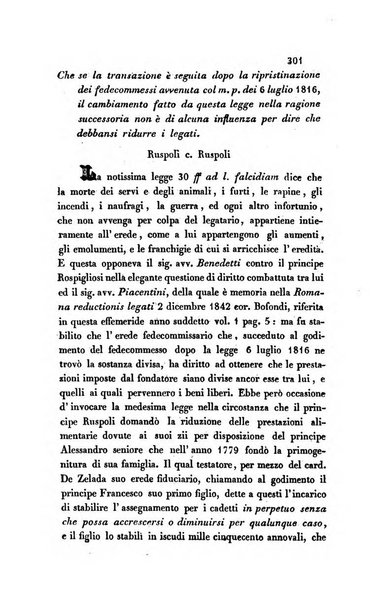 Giornale del Foro in cui si raccolgono le più importanti regiudicate dei supremi tribunali di Roma e dello Stato pontificio in materia civile