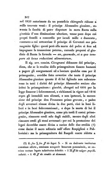 Giornale del Foro in cui si raccolgono le più importanti regiudicate dei supremi tribunali di Roma e dello Stato pontificio in materia civile