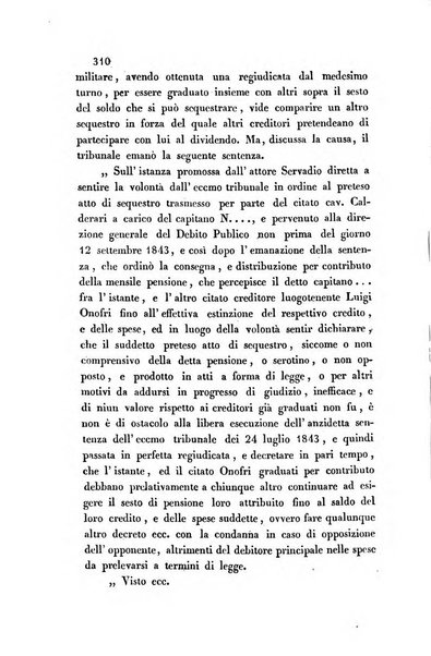 Giornale del Foro in cui si raccolgono le più importanti regiudicate dei supremi tribunali di Roma e dello Stato pontificio in materia civile