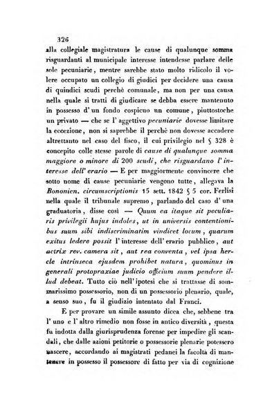 Giornale del Foro in cui si raccolgono le più importanti regiudicate dei supremi tribunali di Roma e dello Stato pontificio in materia civile