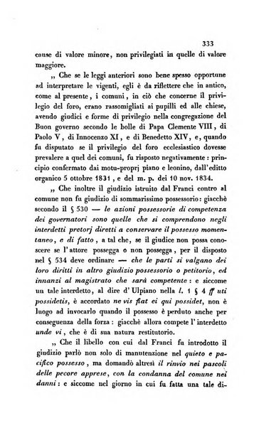 Giornale del Foro in cui si raccolgono le più importanti regiudicate dei supremi tribunali di Roma e dello Stato pontificio in materia civile