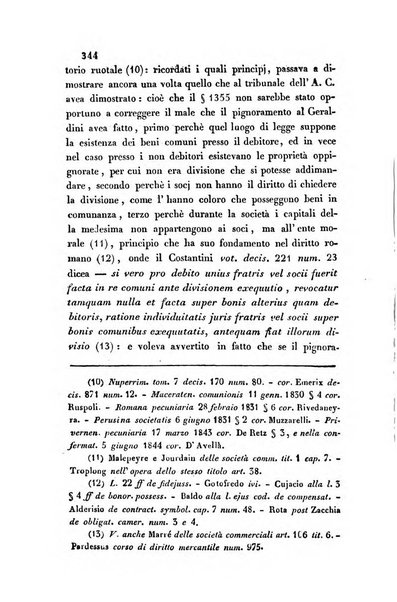 Giornale del Foro in cui si raccolgono le più importanti regiudicate dei supremi tribunali di Roma e dello Stato pontificio in materia civile