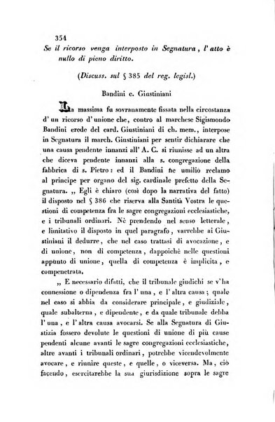 Giornale del Foro in cui si raccolgono le più importanti regiudicate dei supremi tribunali di Roma e dello Stato pontificio in materia civile