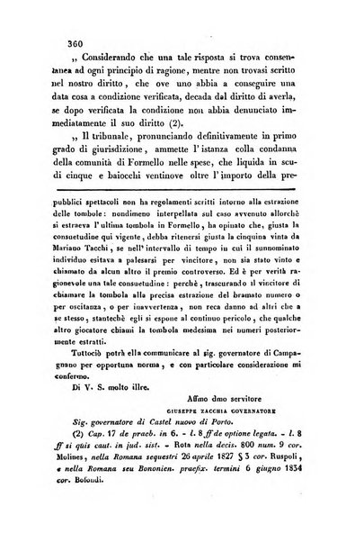 Giornale del Foro in cui si raccolgono le più importanti regiudicate dei supremi tribunali di Roma e dello Stato pontificio in materia civile