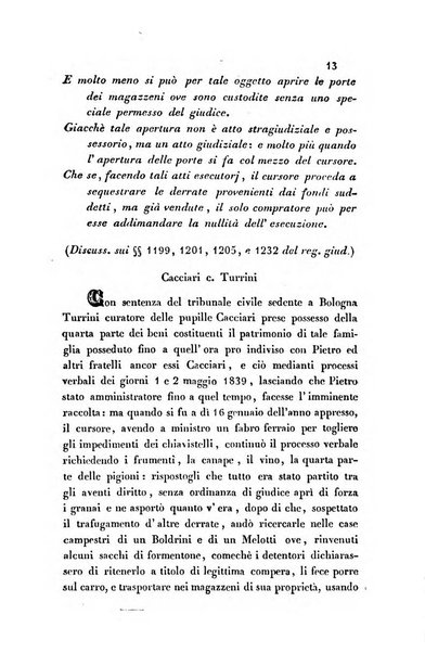 Giornale del Foro in cui si raccolgono le più importanti regiudicate dei supremi tribunali di Roma e dello Stato pontificio in materia civile