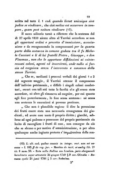 Giornale del Foro in cui si raccolgono le più importanti regiudicate dei supremi tribunali di Roma e dello Stato pontificio in materia civile