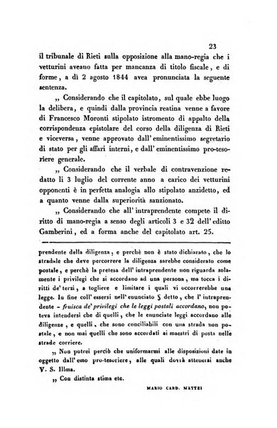 Giornale del Foro in cui si raccolgono le più importanti regiudicate dei supremi tribunali di Roma e dello Stato pontificio in materia civile