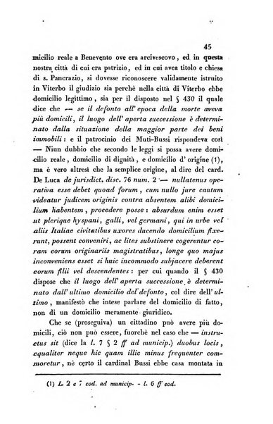 Giornale del Foro in cui si raccolgono le più importanti regiudicate dei supremi tribunali di Roma e dello Stato pontificio in materia civile