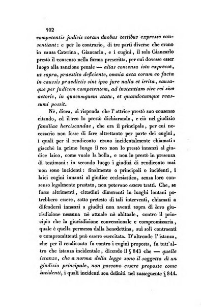 Giornale del Foro in cui si raccolgono le più importanti regiudicate dei supremi tribunali di Roma e dello Stato pontificio in materia civile