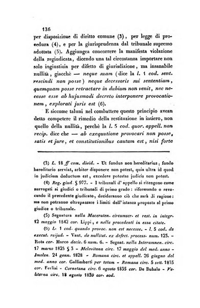 Giornale del Foro in cui si raccolgono le più importanti regiudicate dei supremi tribunali di Roma e dello Stato pontificio in materia civile