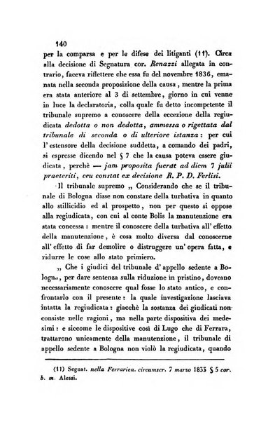 Giornale del Foro in cui si raccolgono le più importanti regiudicate dei supremi tribunali di Roma e dello Stato pontificio in materia civile