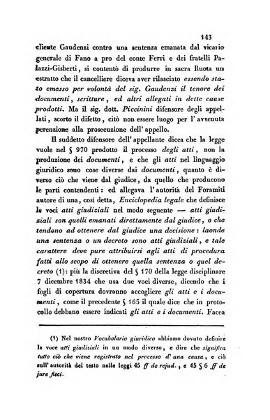 Giornale del Foro in cui si raccolgono le più importanti regiudicate dei supremi tribunali di Roma e dello Stato pontificio in materia civile