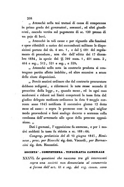 Giornale del Foro in cui si raccolgono le più importanti regiudicate dei supremi tribunali di Roma e dello Stato pontificio in materia civile