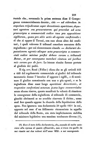 Giornale del Foro in cui si raccolgono le più importanti regiudicate dei supremi tribunali di Roma e dello Stato pontificio in materia civile