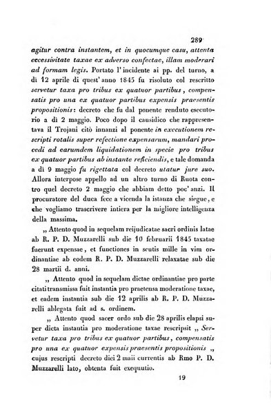 Giornale del Foro in cui si raccolgono le più importanti regiudicate dei supremi tribunali di Roma e dello Stato pontificio in materia civile