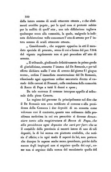 Giornale del Foro in cui si raccolgono le più importanti regiudicate dei supremi tribunali di Roma e dello Stato pontificio in materia civile