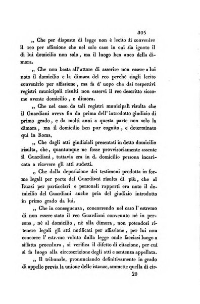 Giornale del Foro in cui si raccolgono le più importanti regiudicate dei supremi tribunali di Roma e dello Stato pontificio in materia civile