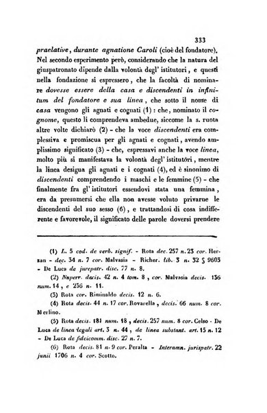 Giornale del Foro in cui si raccolgono le più importanti regiudicate dei supremi tribunali di Roma e dello Stato pontificio in materia civile