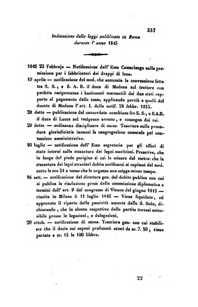 Giornale del Foro in cui si raccolgono le più importanti regiudicate dei supremi tribunali di Roma e dello Stato pontificio in materia civile