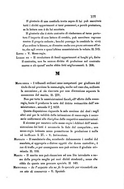 Giornale del Foro in cui si raccolgono le più importanti regiudicate dei supremi tribunali di Roma e dello Stato pontificio in materia civile