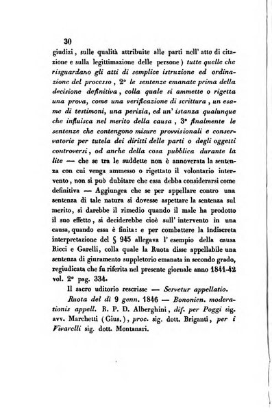 Giornale del Foro in cui si raccolgono le più importanti regiudicate dei supremi tribunali di Roma e dello Stato pontificio in materia civile