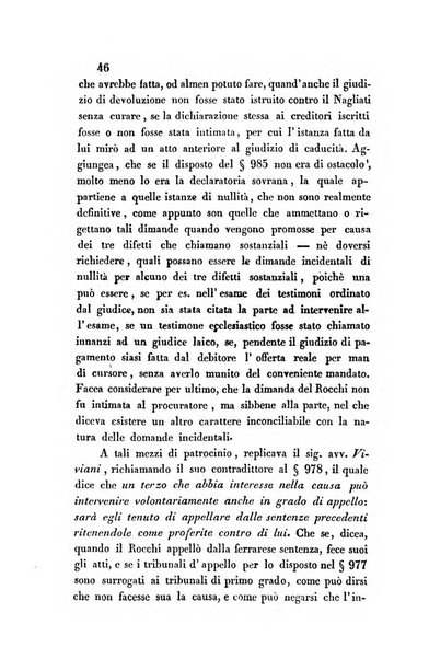 Giornale del Foro in cui si raccolgono le più importanti regiudicate dei supremi tribunali di Roma e dello Stato pontificio in materia civile