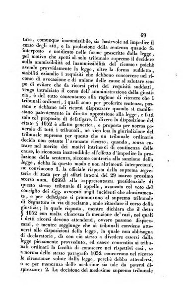 Giornale del Foro in cui si raccolgono le più importanti regiudicate dei supremi tribunali di Roma e dello Stato pontificio in materia civile