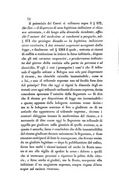 Giornale del Foro in cui si raccolgono le più importanti regiudicate dei supremi tribunali di Roma e dello Stato pontificio in materia civile