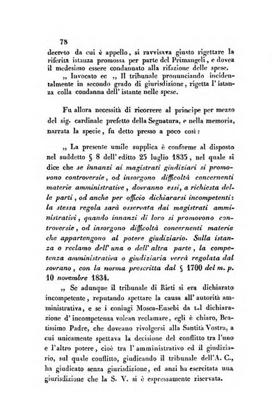 Giornale del Foro in cui si raccolgono le più importanti regiudicate dei supremi tribunali di Roma e dello Stato pontificio in materia civile