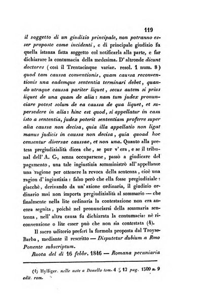 Giornale del Foro in cui si raccolgono le più importanti regiudicate dei supremi tribunali di Roma e dello Stato pontificio in materia civile