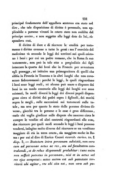 Giornale del Foro in cui si raccolgono le più importanti regiudicate dei supremi tribunali di Roma e dello Stato pontificio in materia civile