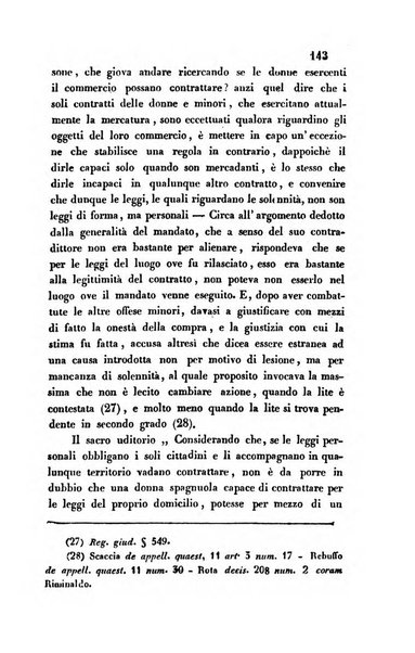 Giornale del Foro in cui si raccolgono le più importanti regiudicate dei supremi tribunali di Roma e dello Stato pontificio in materia civile