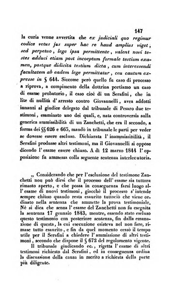 Giornale del Foro in cui si raccolgono le più importanti regiudicate dei supremi tribunali di Roma e dello Stato pontificio in materia civile