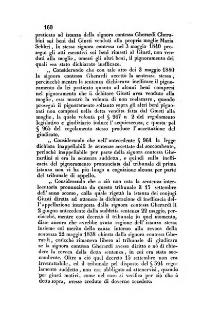 Giornale del Foro in cui si raccolgono le più importanti regiudicate dei supremi tribunali di Roma e dello Stato pontificio in materia civile