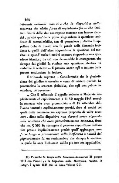 Giornale del Foro in cui si raccolgono le più importanti regiudicate dei supremi tribunali di Roma e dello Stato pontificio in materia civile