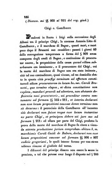 Giornale del Foro in cui si raccolgono le più importanti regiudicate dei supremi tribunali di Roma e dello Stato pontificio in materia civile